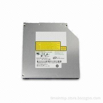 9.5mm Tray Loading DVD Rewritable Drive with SATA Interface, Supports DVD, VCD and CD